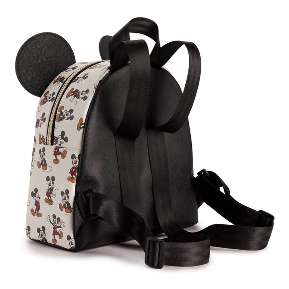 Disney Mickey Mouse Character Poses Mini Backpack with Card Wallet - Picture 4 of 8
